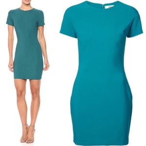 Likely Teal Short Sleeve Mini Dress